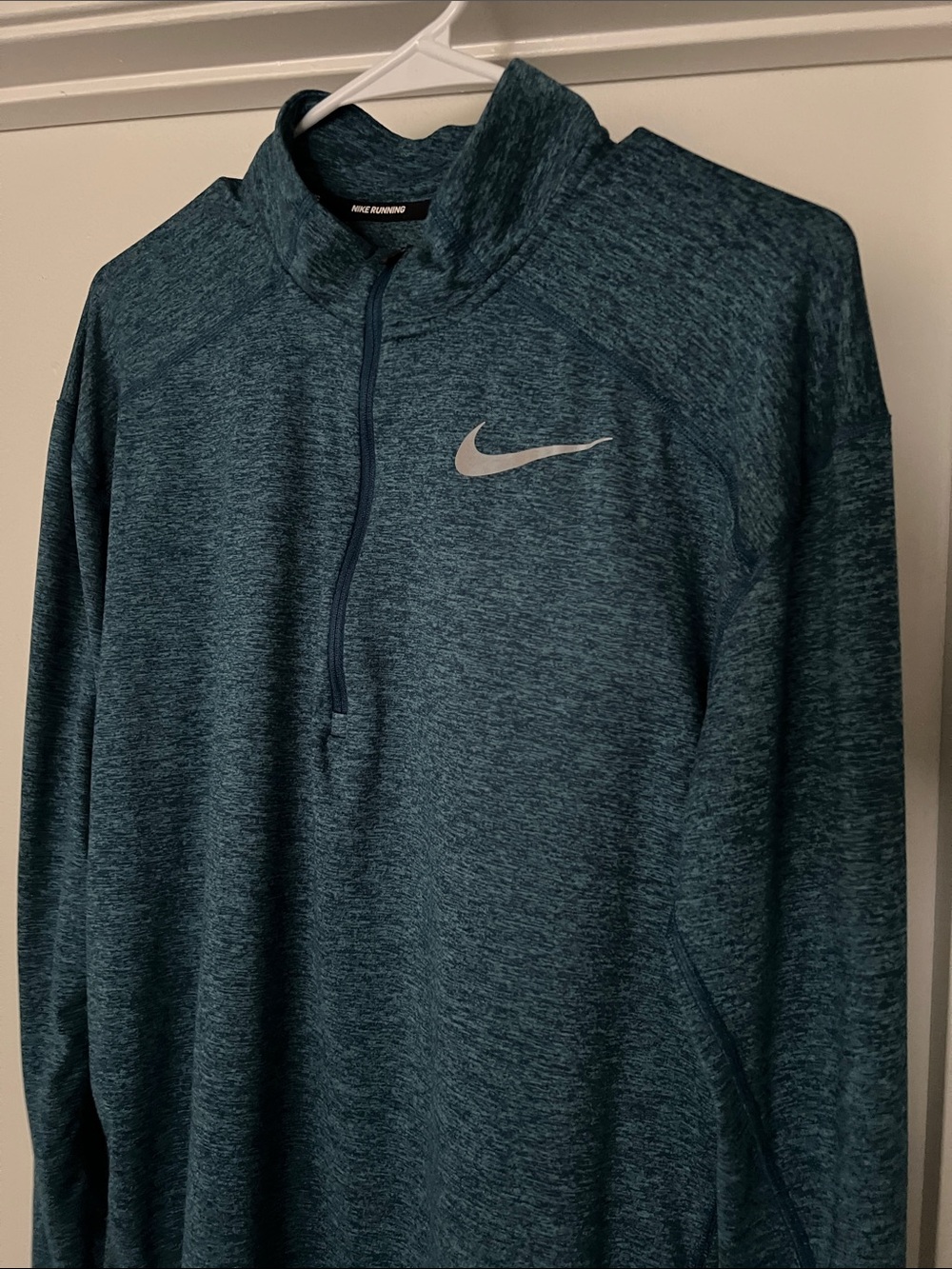 Nike Dark Teal Quarter-Zip Performance Pullover